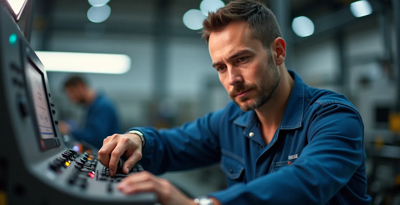 Vue d'une usine française moderne symbolisant la souveraineté industrielle