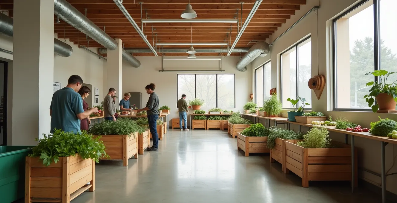 Atelier d'insertion professionnelle avec production locale en circuit court