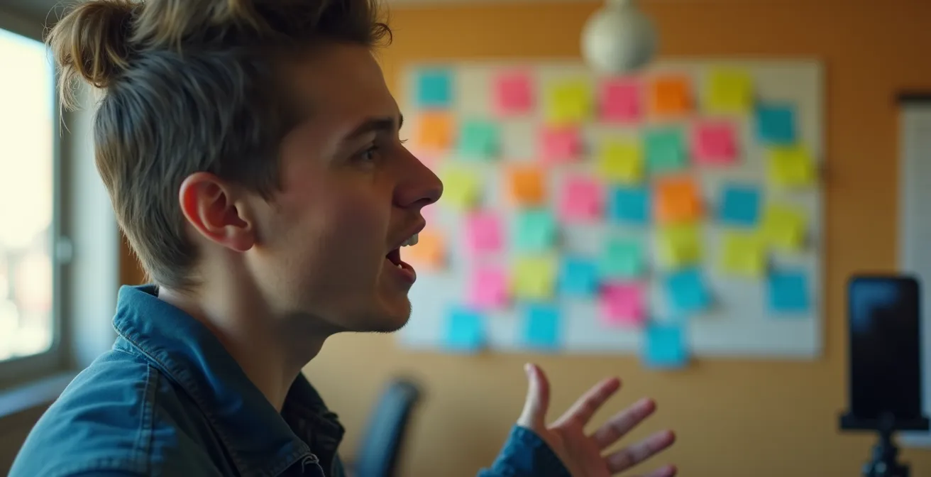 Politique française créant du contenu authentique pour TikTok