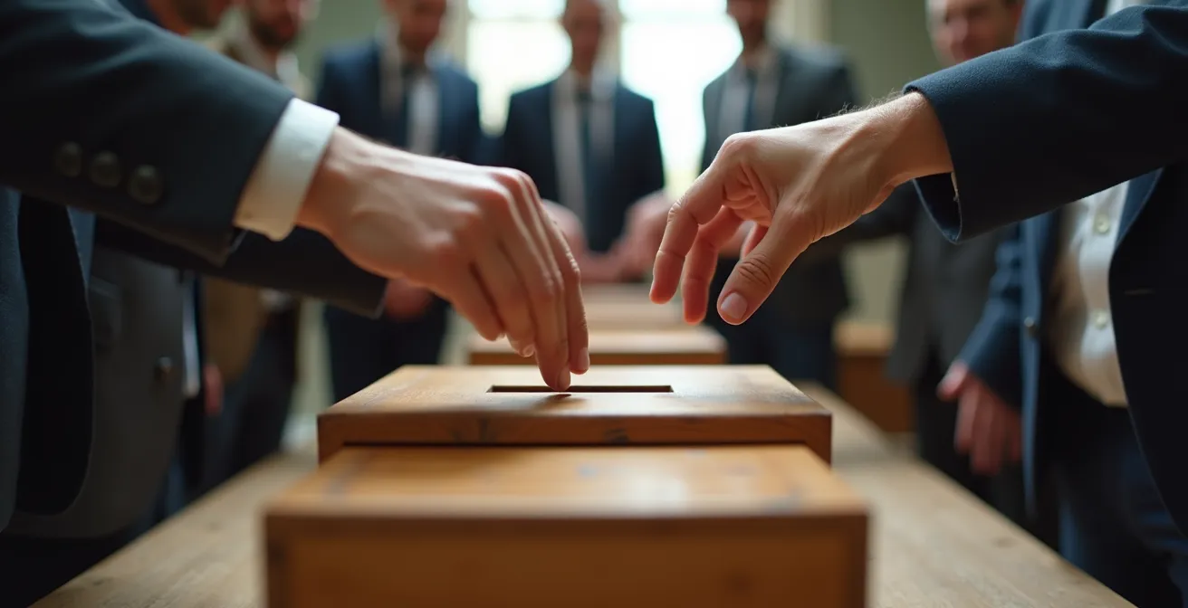 Moment solennel du tirage au sort de citoyens dans une préfecture française